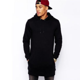 Men’s Hip-Hop Style Long Hoodie