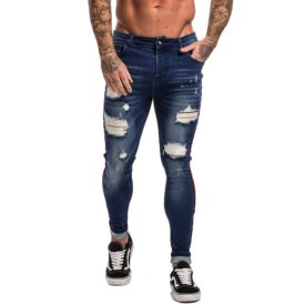 Men’s Ripped Hip-Hop Style Jeans