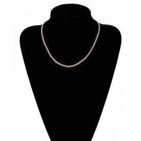 Miami Gold Chain Necklace Men Women w/ K 18